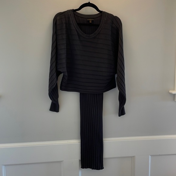 Anthropologie grey midi dress XS - Picture 3 of 6